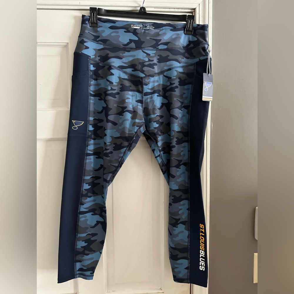 St. Louis Blues Cammo Leggings